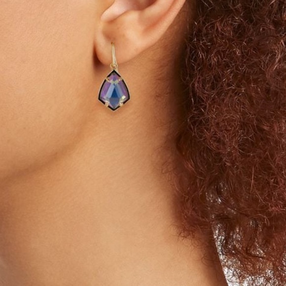 💜💫✨🆕KENDRA SCOTT
Cory 14K Goldplated & Glass Drop Earrings - Picture 2 of 6